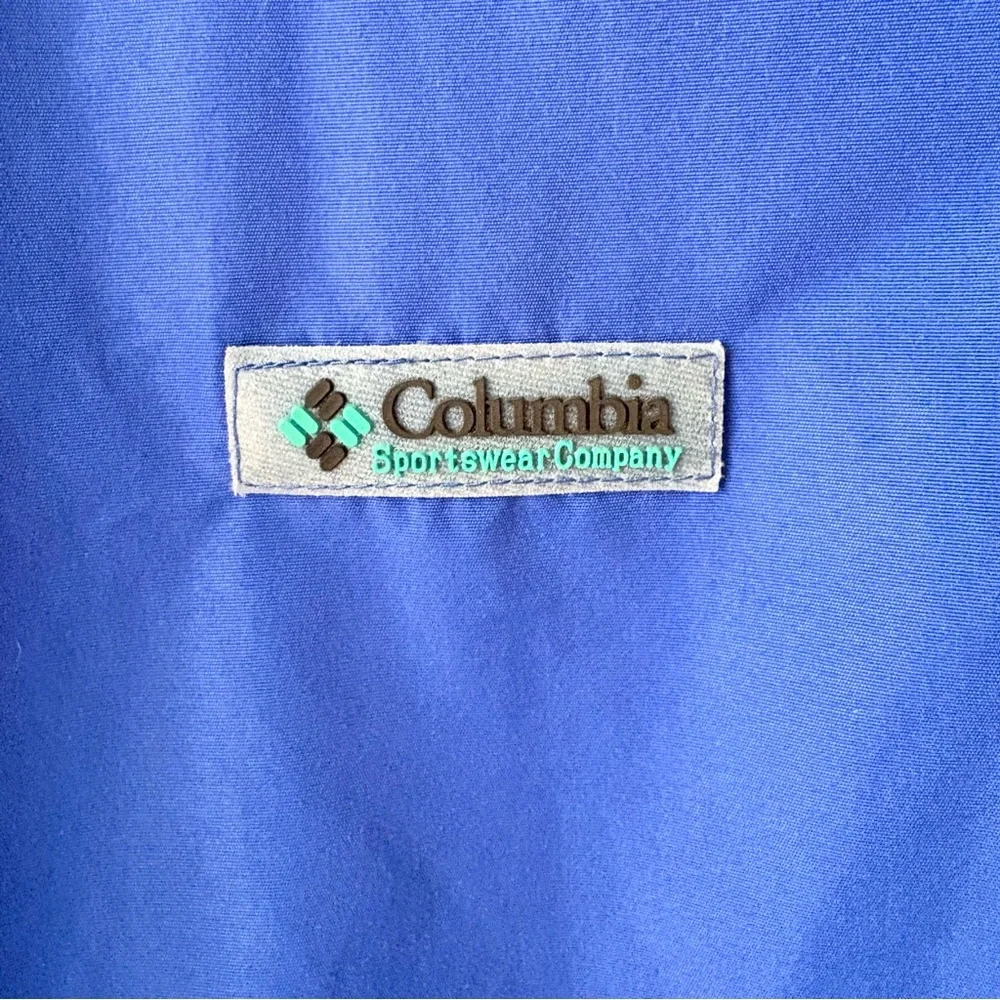 Vintage Columbia Blue Fleece Lined Ski Jacket 80s 90s